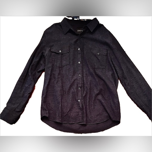 coastal Other - Blue Flannel Shirt (Send Any Offer‼️)